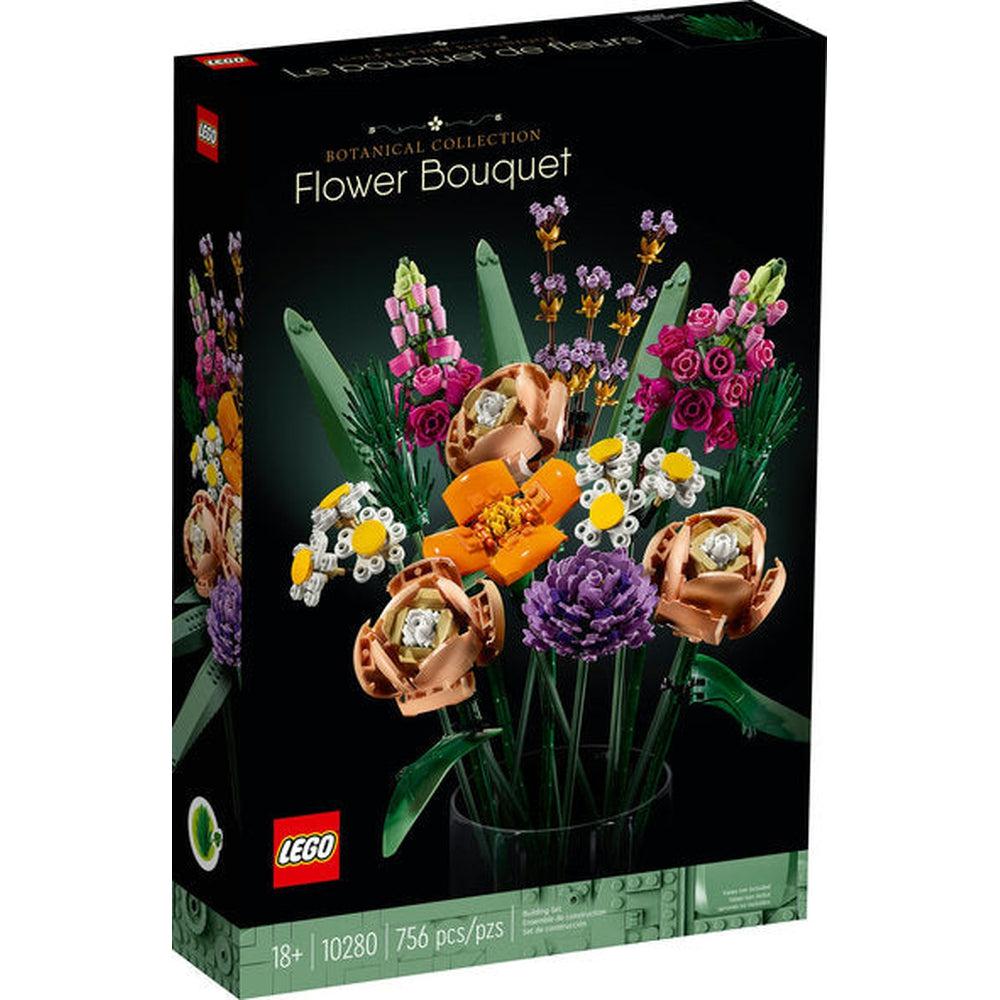 Lego-LEGO Icons Botanical Garden Flower Bouquet-10280-Legacy Toys