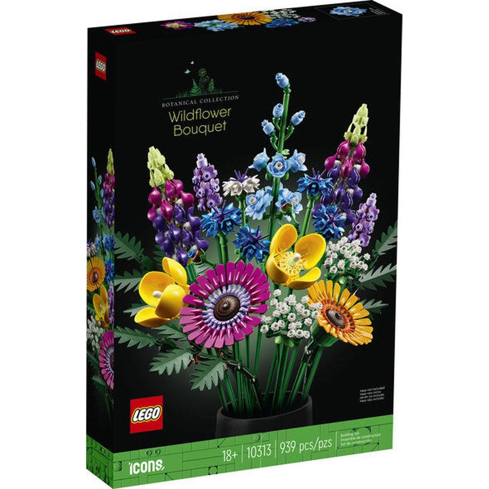 Lego-LEGO Icons Botanical Garden Wildflower Bouquet-10313-Legacy Toys