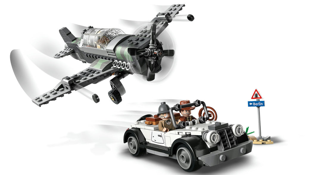 Lego-LEGO Indiana Jones Fighter Plane Chase-77012-Legacy Toys