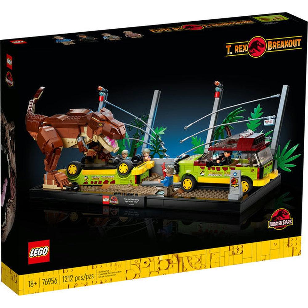 Lego-LEGO Jurassic Park T. Rex Breakout-76956-Legacy Toys