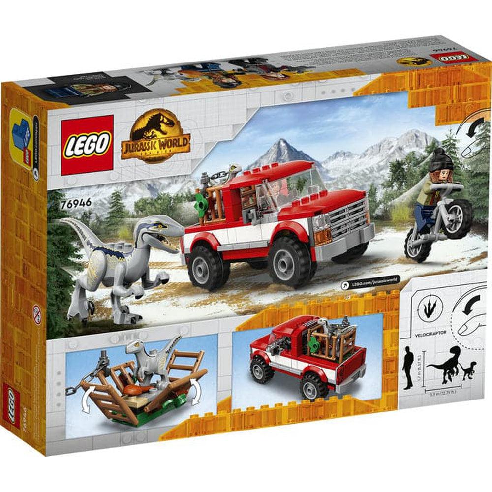 Lego-LEGO Jurassic World Blue and Beta Velociraptor Capture-76946-Legacy Toys