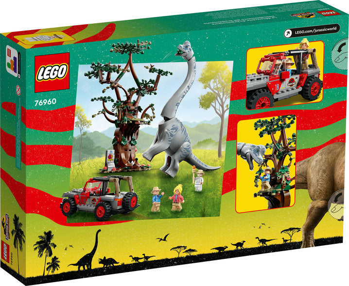 Lego-LEGO Jurassic World Brachiosaurus Discovery-76960-Legacy Toys