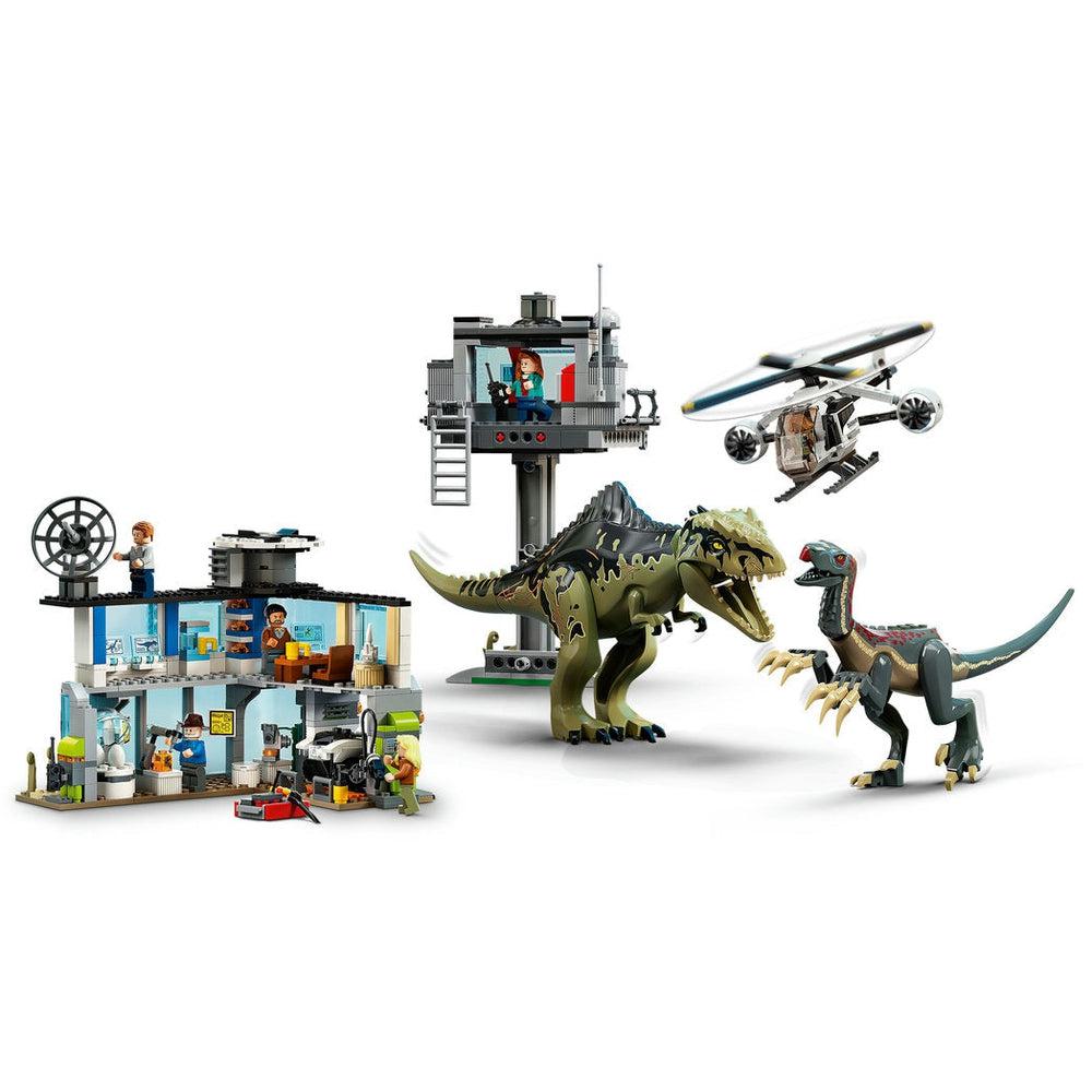 Lego-LEGO Jurassic World Gigantosaurus & Therizinosaurus Attack-76949-Legacy Toys