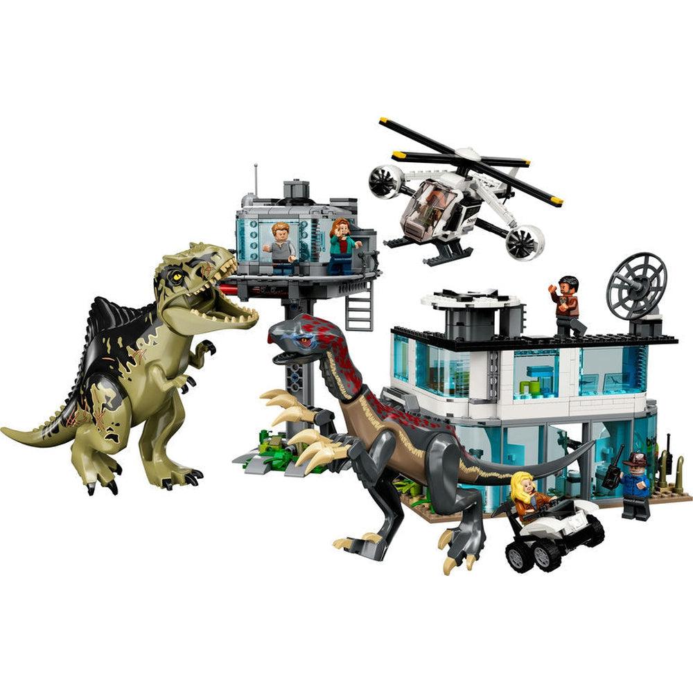 Lego-LEGO Jurassic World Gigantosaurus & Therizinosaurus Attack-76949-Legacy Toys