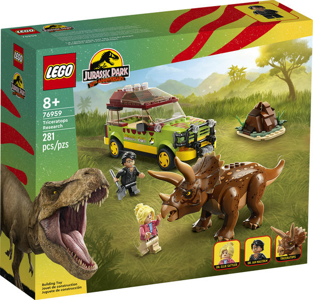 Lego-LEGO Jurassic World Triceratops Research-76959-Legacy Toys