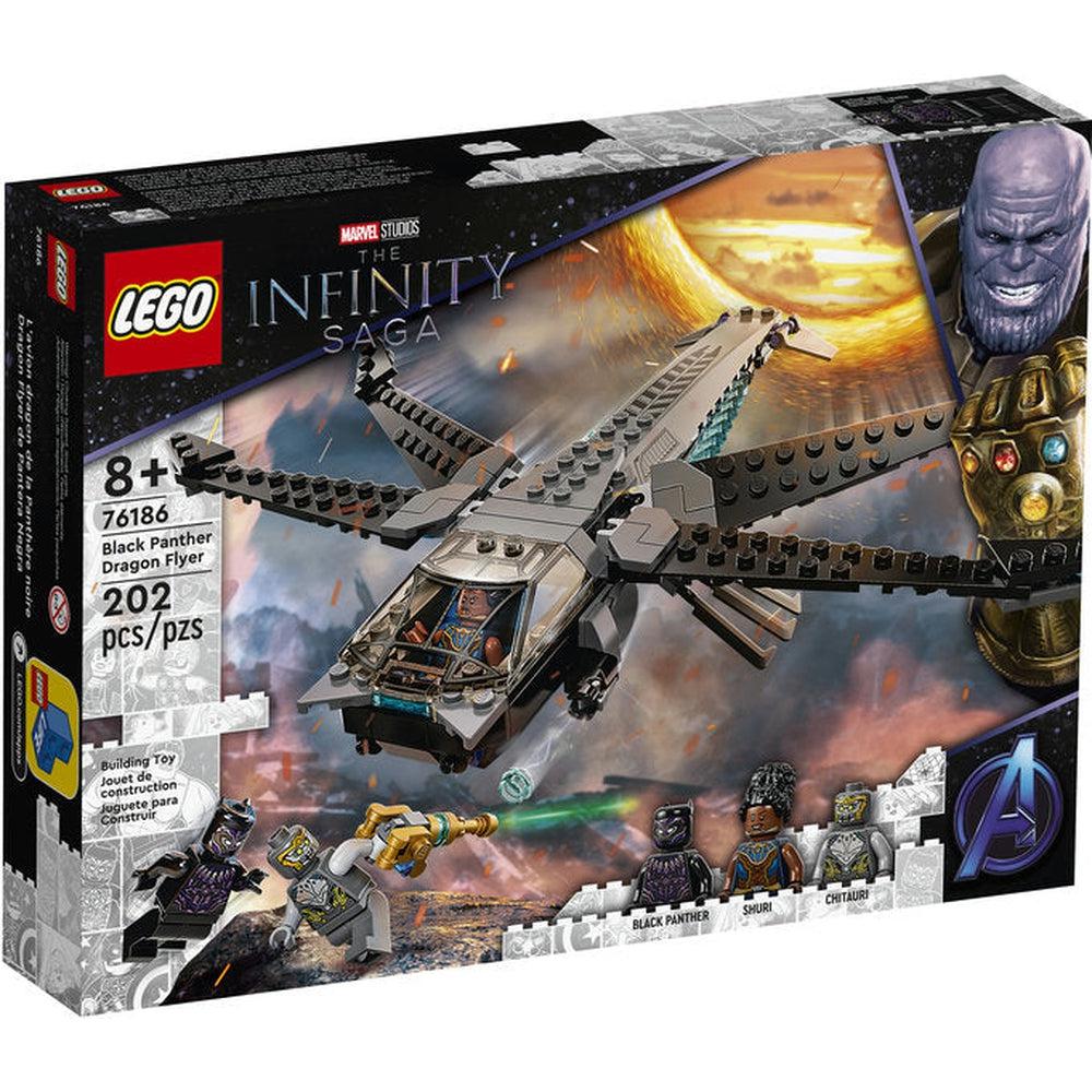 Lego-LEGO Marvel Black Panther Dragon Flyer-76186-Legacy Toys