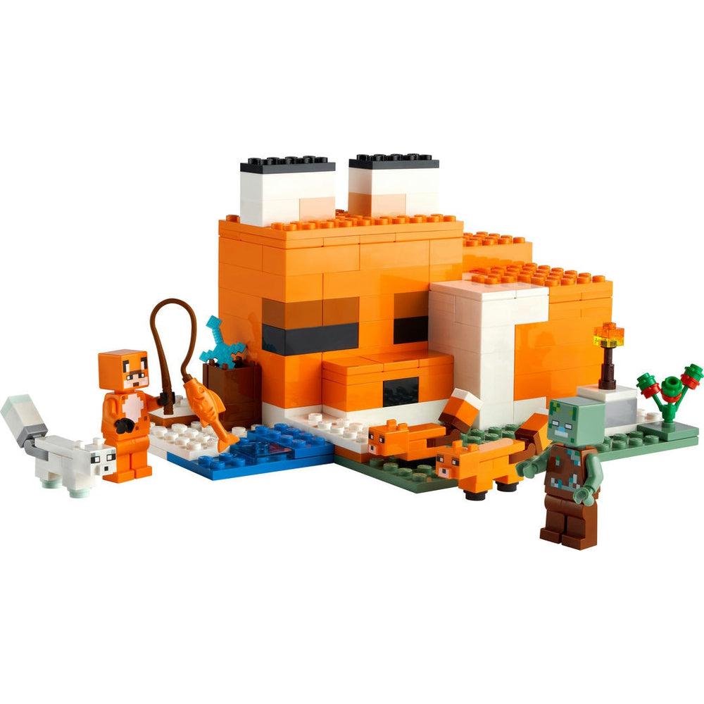 Lego-LEGO Minecraft The Fox Lounge-21178-Legacy Toys