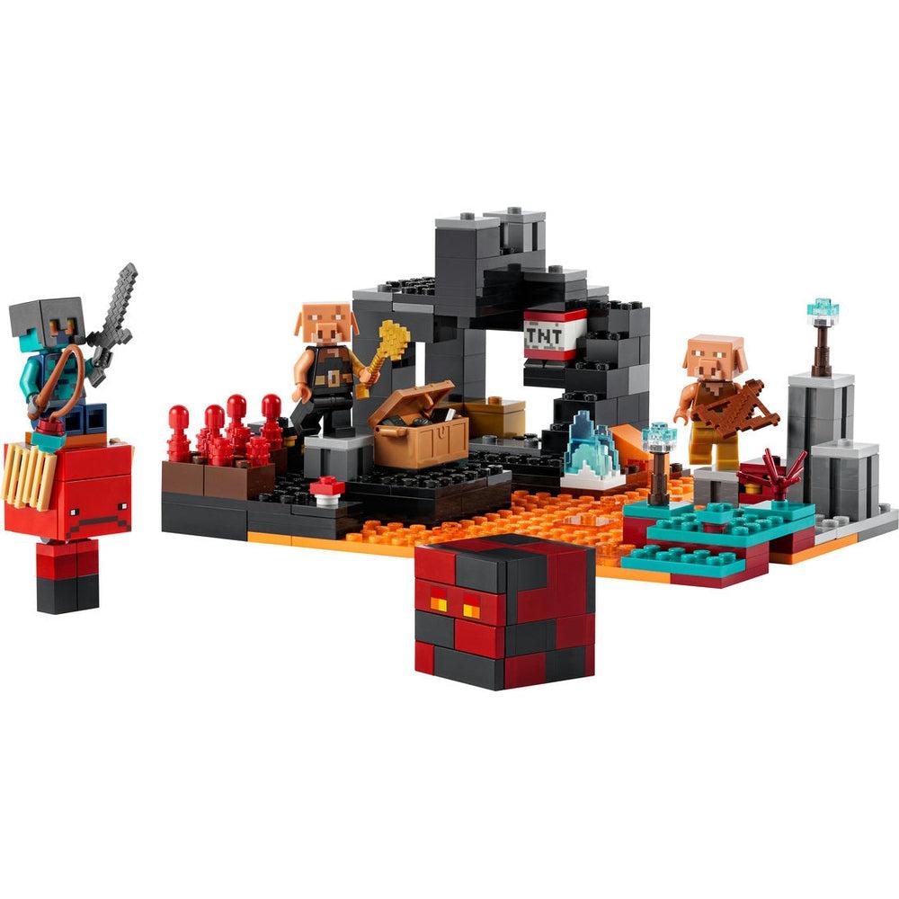 Lego-LEGO Minecraft The Nether Bastion-21185-Legacy Toys