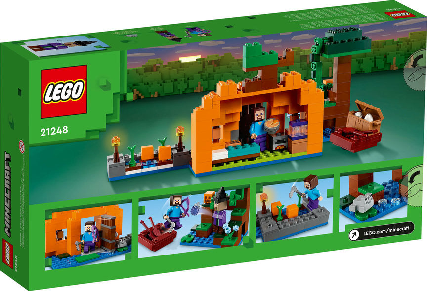 Lego-LEGO Minecraft The Pumpkin Farm-21248-Legacy Toys