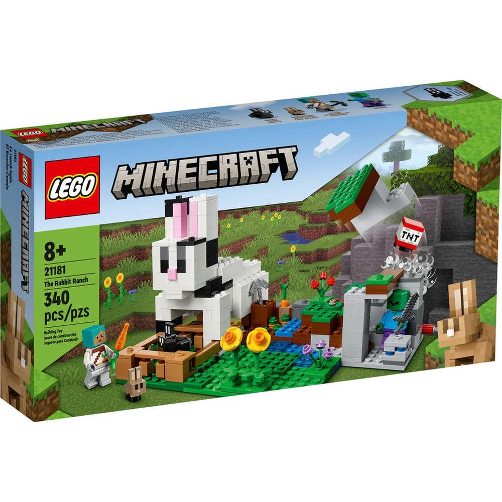 Lego-LEGO Minecraft The Rabbit Ranch-21181-Legacy Toys