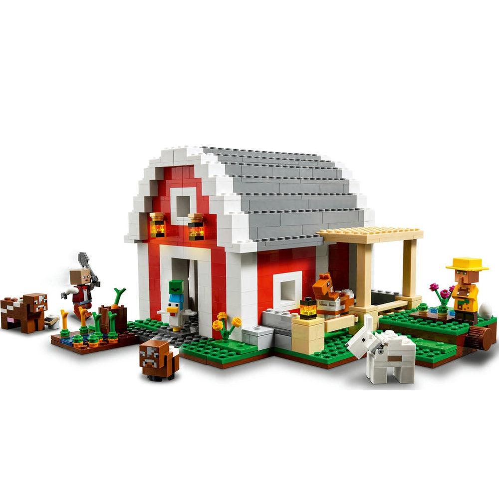 Lego-LEGO Minecraft The Red Barn-21187-Legacy Toys