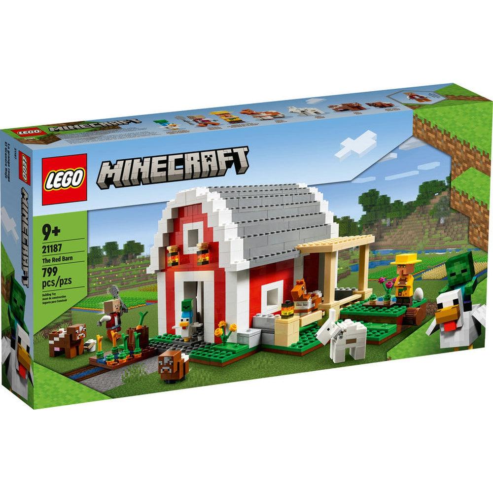 Lego-LEGO Minecraft The Red Barn-21187-Legacy Toys