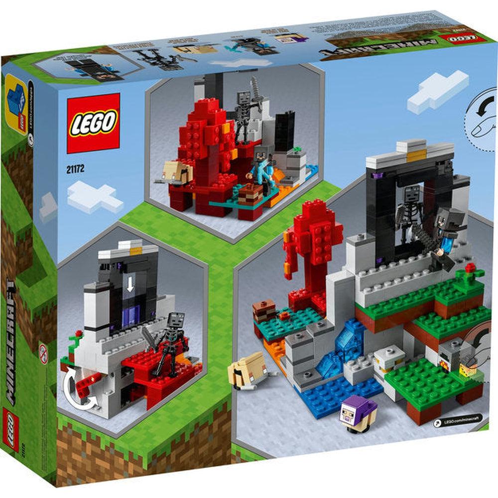 Lego-LEGO Minecraft The Ruined Portal-21172-Legacy Toys