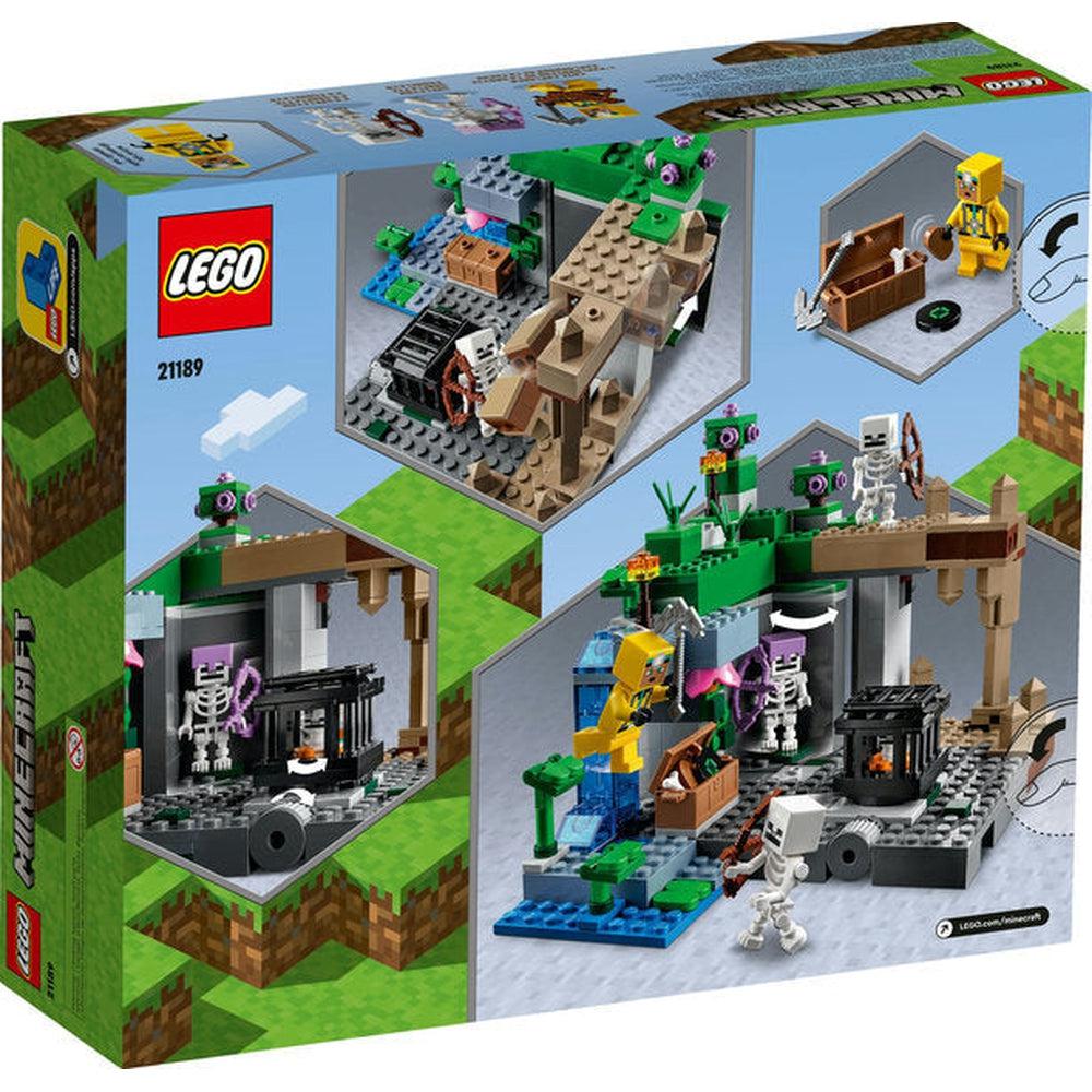 Lego-LEGO Minecraft The Skeleton Dungeon-21189-Legacy Toys