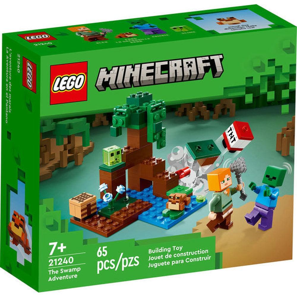 Lego-LEGO Minecraft The Swamp Adventure-21240-Legacy Toys