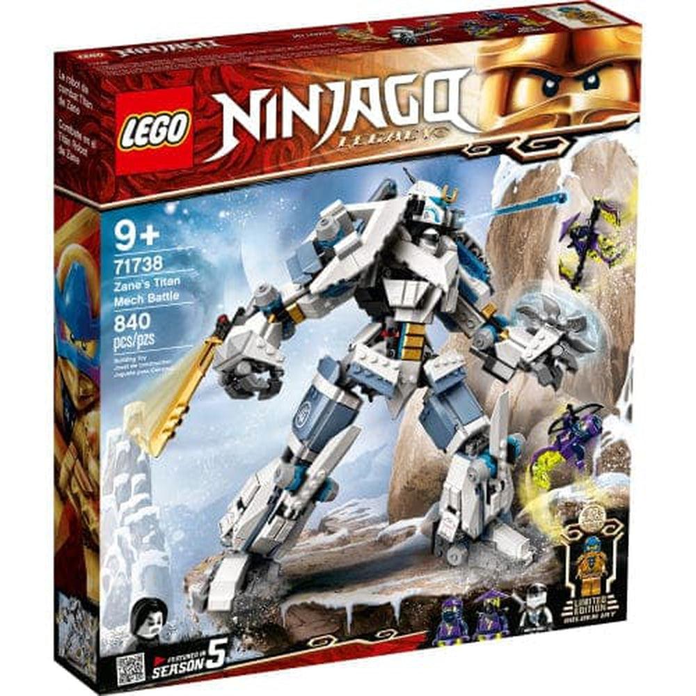 Lego-LEGO Ninjago Zane's Titan Mech Battle-71738-Legacy Toys