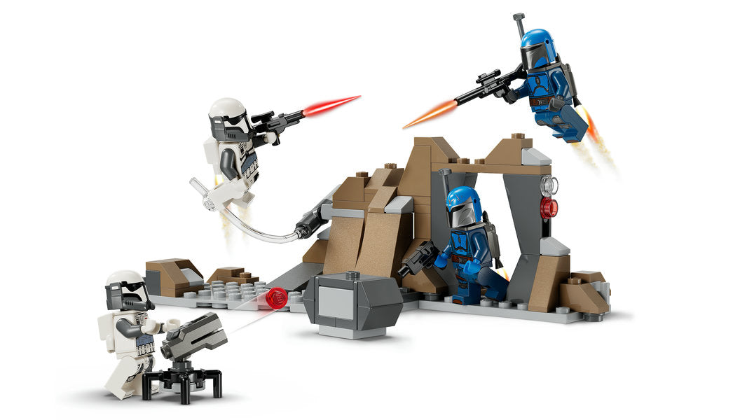 Lego-LEGO Star Wars - Ambush on Mandalore Battle Pack-75373-Legacy Toys