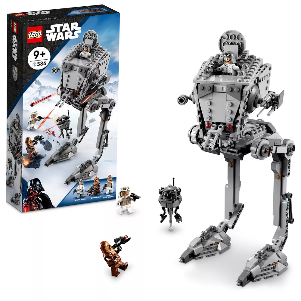 Lego-LEGO Star Wars Hoth AT-ST-75322-Legacy Toys