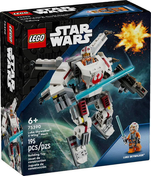 Lego-LEGO Star Wars - Luke Skywalker X-Wing Mech-75390-Legacy Toys