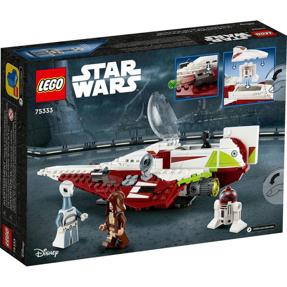 Lego-LEGO Star Wars Obi-Wan Kenobi's Jedi Starfighter-75333-Legacy Toys
