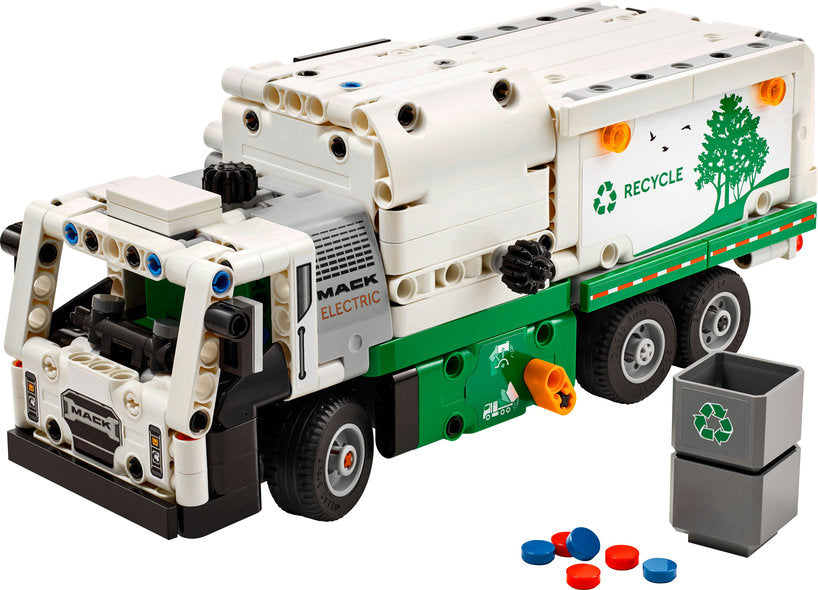 Lego-Mack LR Electric Garbage Truck-42167-Legacy Toys