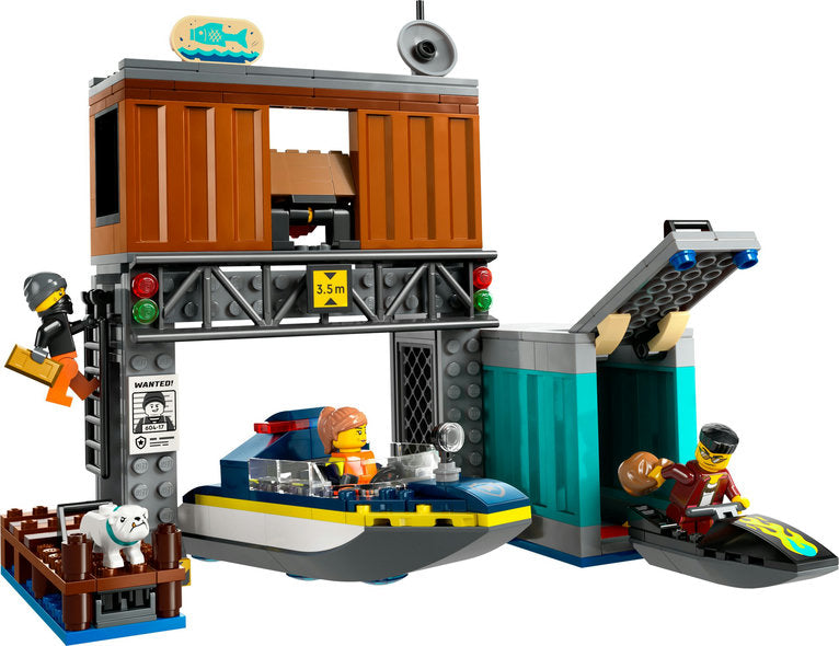 Lego-Police Speedboat and Crooks' Hideout-60417-Legacy Toys