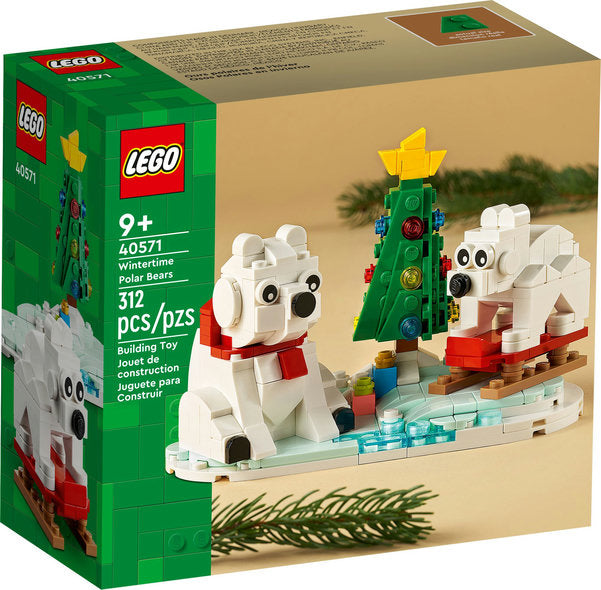 Lego-Wintertime Polar Bears-40571-Legacy Toys