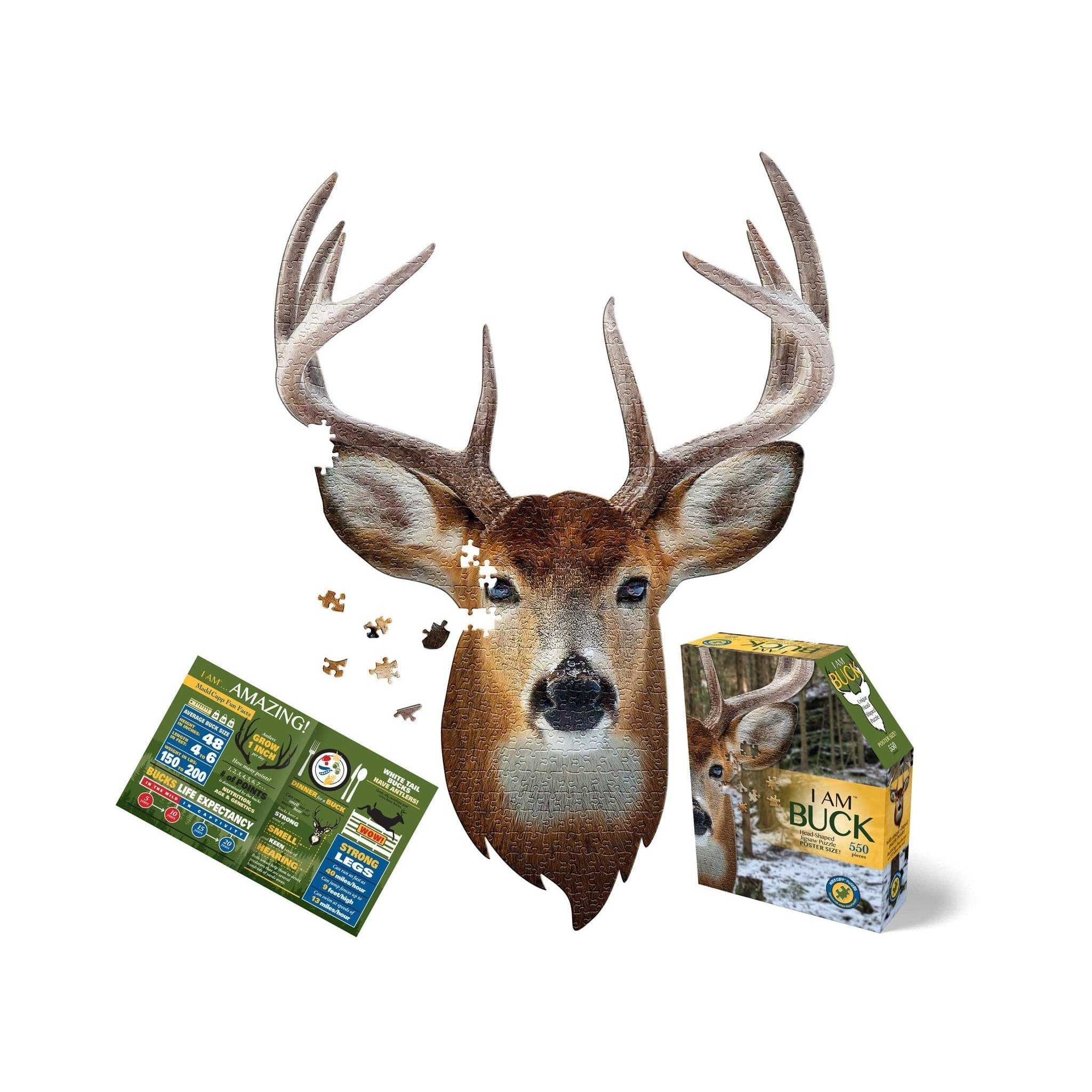 Madd Capp Games-I am Buck - 550 Piece Puzzle-3002-IAMBuck-Legacy Toys