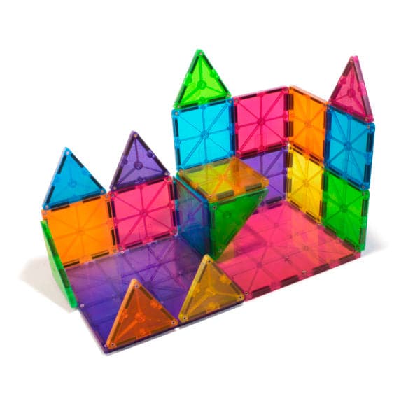 Magna-Tiles-Magna-Tiles 32 Piece Set - Clear Colors-2132-Legacy Toys
