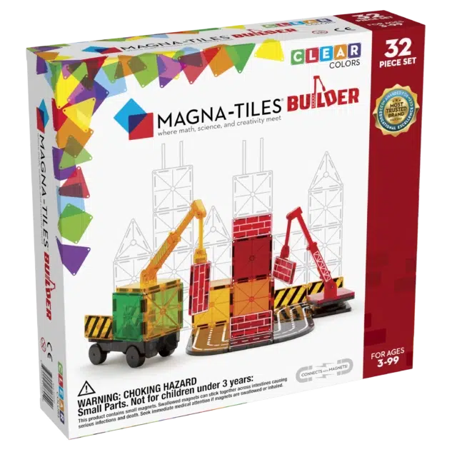 Magna-Tiles-Magna-Tiles Builder 32 Piece Set-21632-Legacy Toys