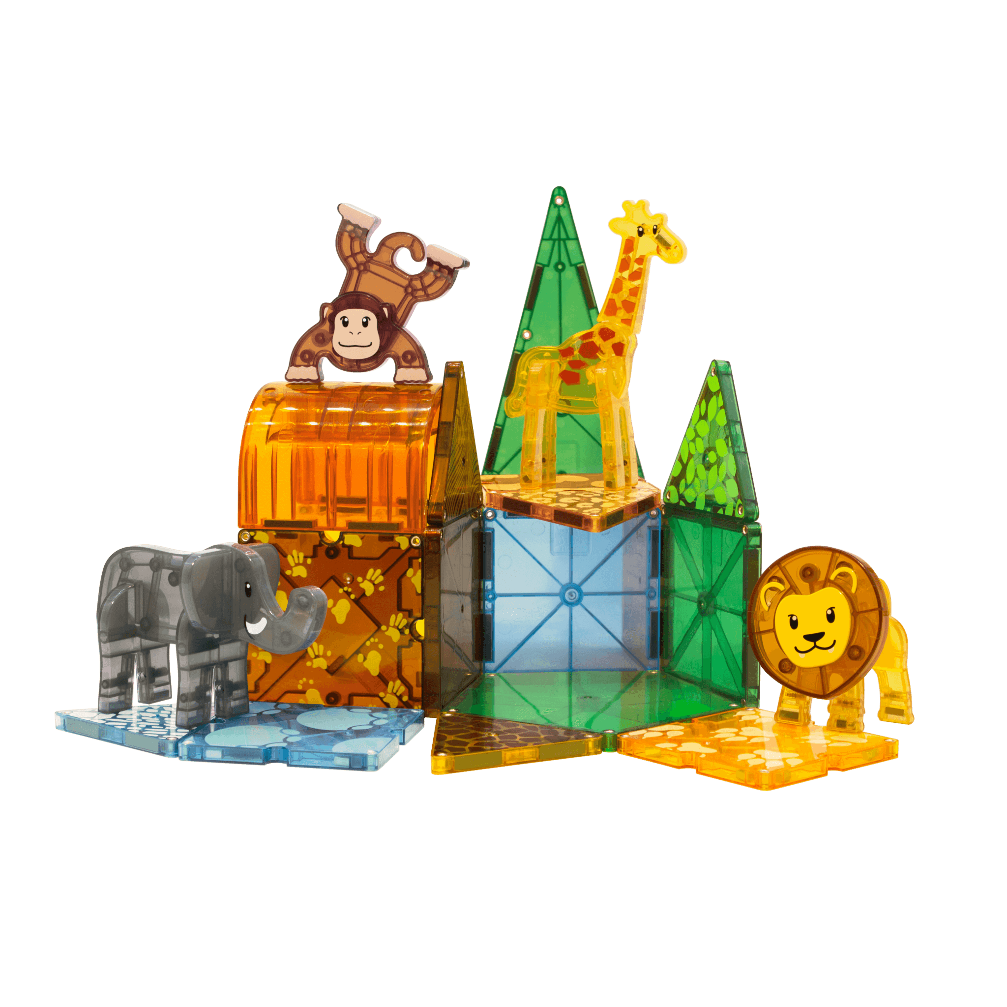 Magna-Tiles-Magna-Tiles Safari Animals 25 Piece set-20925-Legacy Toys