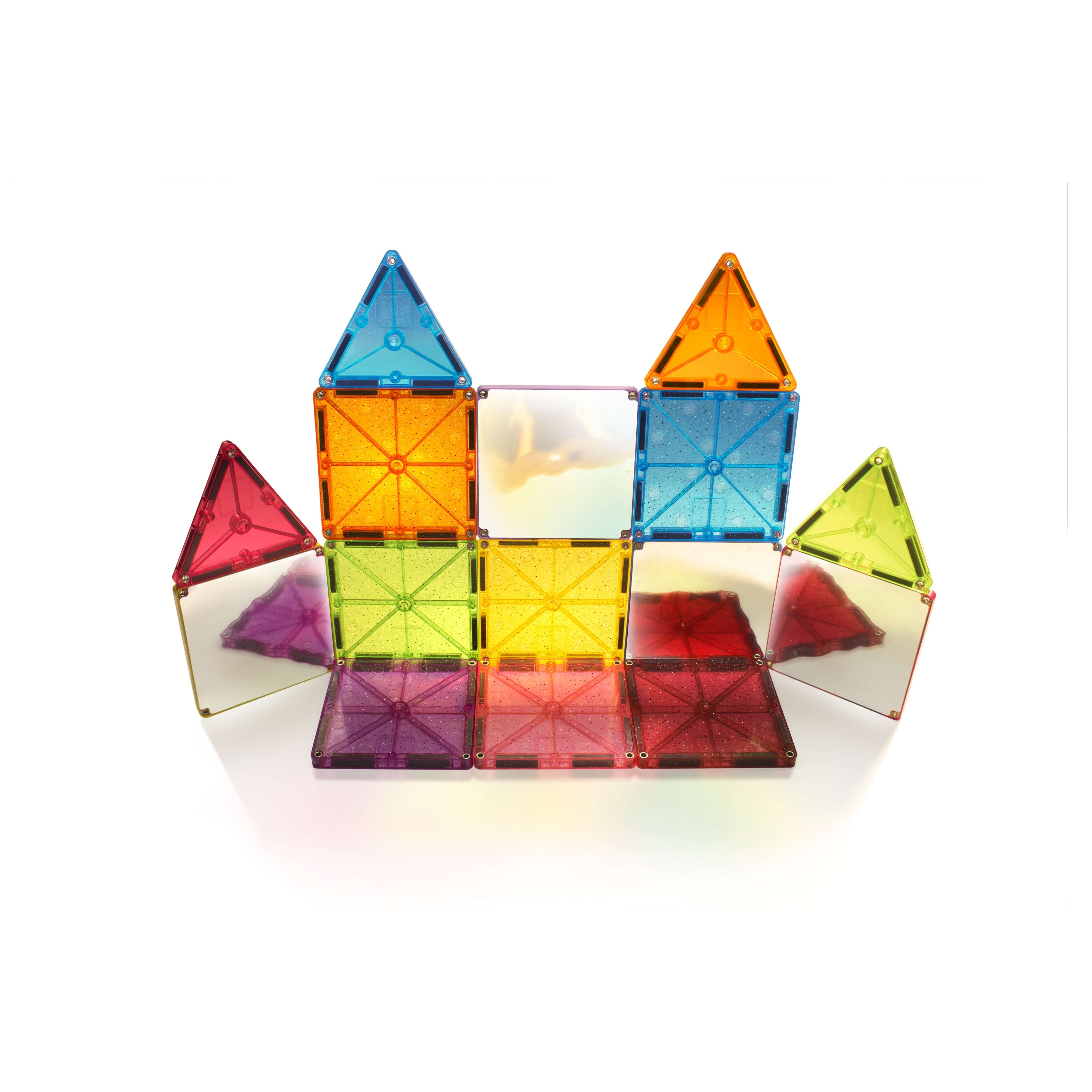 Magna-Tiles-Magna-Tiles Stardust 15 Piece Set - Mixed Colors-18915-Legacy Toys