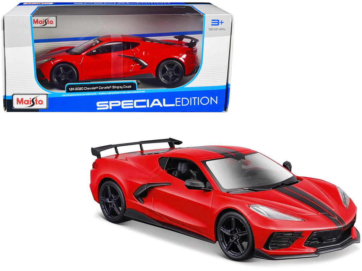 Maisto-1:24 Special Edition 2020 Chevrolet Corvette Stingray High Wing-31534-Legacy Toys