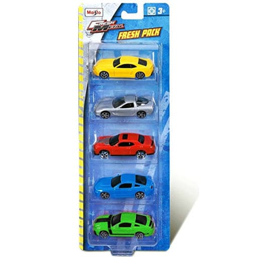 Maisto-1:64 3" Fresh Metal 100 Fresh Five Cars Assorted Styles-15111-Legacy Toys