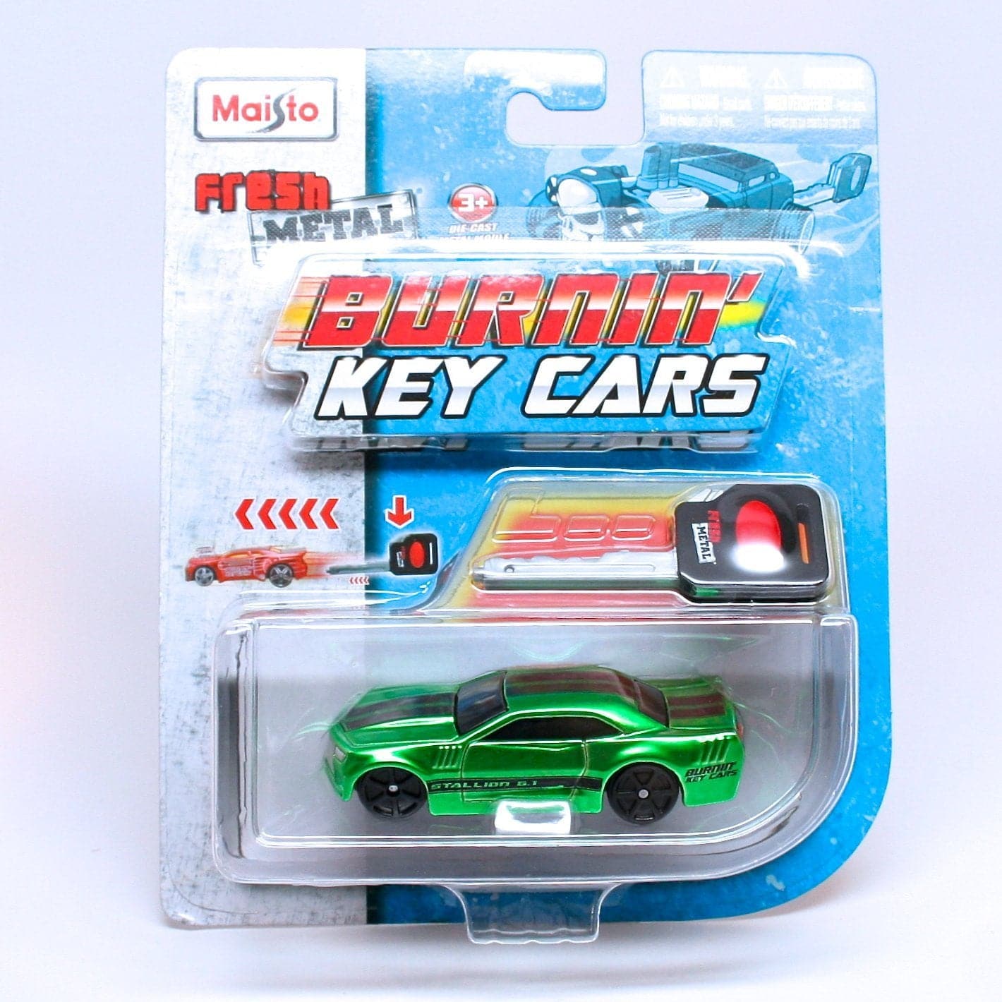Maisto-1:64 3" Fresh Metal Burnin Key Cars Assorted Styles-15101-Legacy Toys