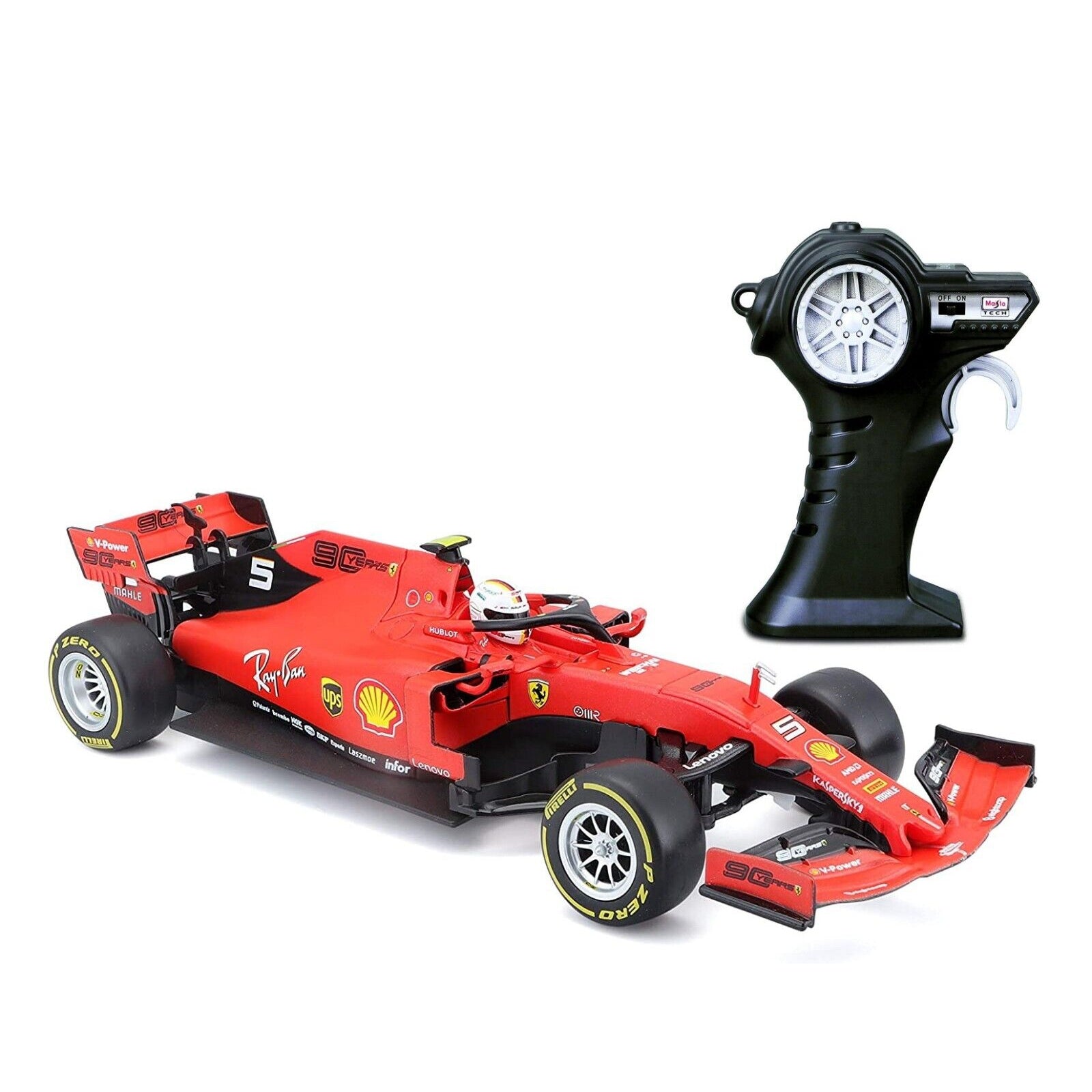 Maisto-R/C 1:24 Ferrari SF90 (2019)-82353-Legacy Toys