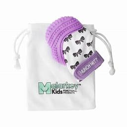 Malarkey Kids-Munch Mitt-MM10PB-Purple Bows-Legacy Toys