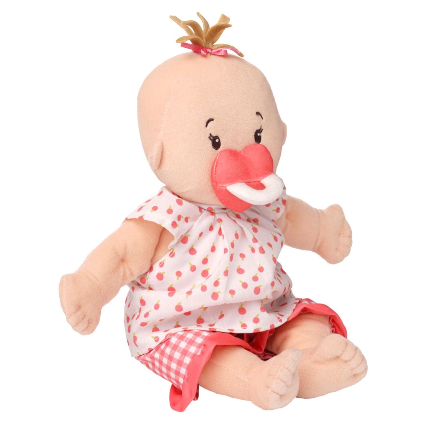 Manhattan Toy-Baby Stella Doll - Peach with Light Brown Hair-130080-Legacy Toys