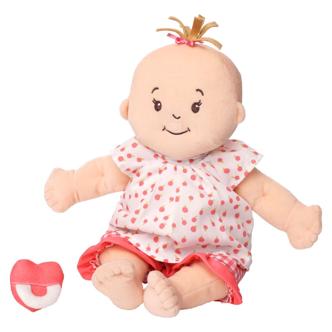 Manhattan Toy-Baby Stella Doll - Peach with Light Brown Hair-130080-Legacy Toys