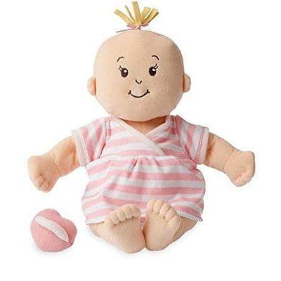 Manhattan Toy-Baby Stella Doll - Peach With Yellow Hair-152420-Legacy Toys