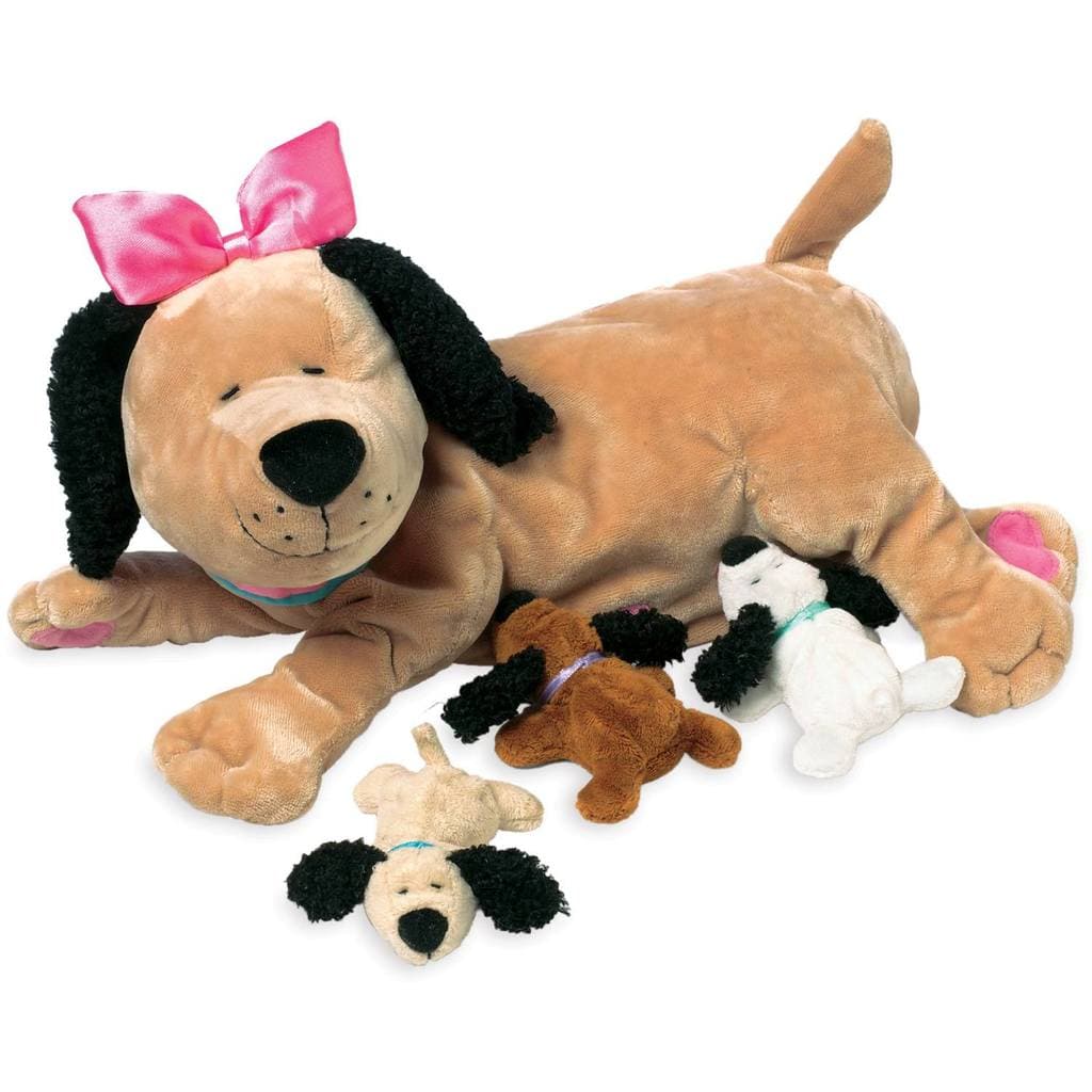 Manhattan Toy-Nursing Nana Dog and Puppies-106690-Legacy Toys
