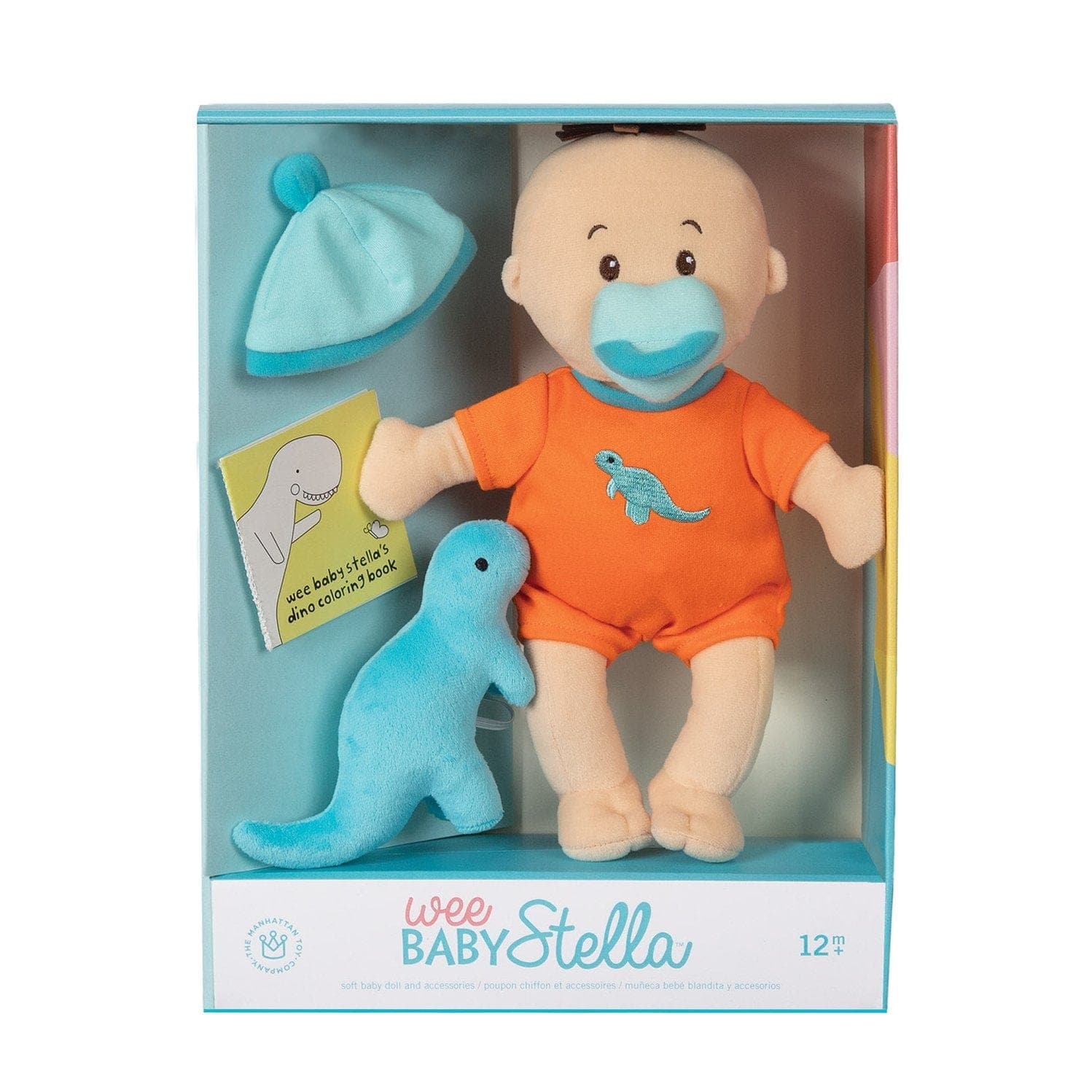Manhattan Toy-Wee Baby Stella Doll - Tiny Dino Set-156300-Legacy Toys
