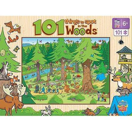 MasterPieces-101 Things to Spot - In the Woods - 101 Piece Puzzle-11715-Legacy Toys