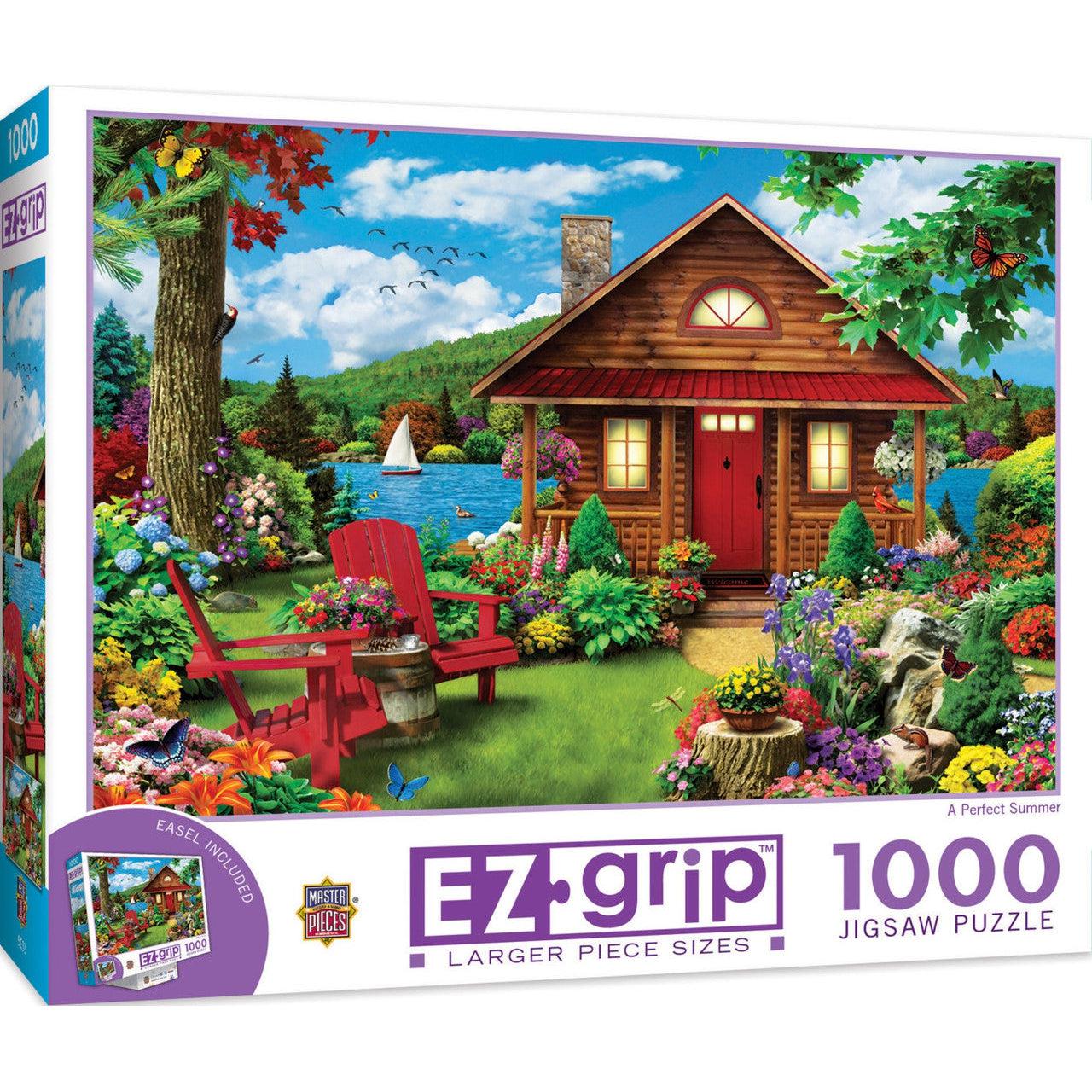 MasterPieces-A Perfect Summer - 1000 Piece EZGrip Puzzle-71548-Legacy Toys