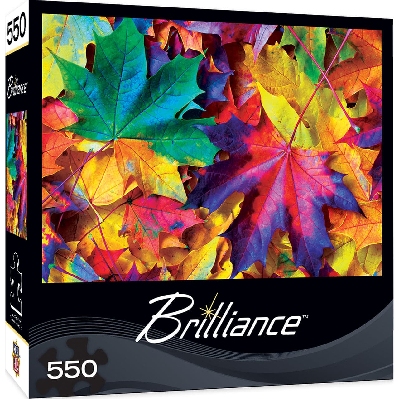 MasterPieces-Brilliance - Fall Frenzy - Fall Leaves - 550 Piece Puzzle-31624-Legacy Toys