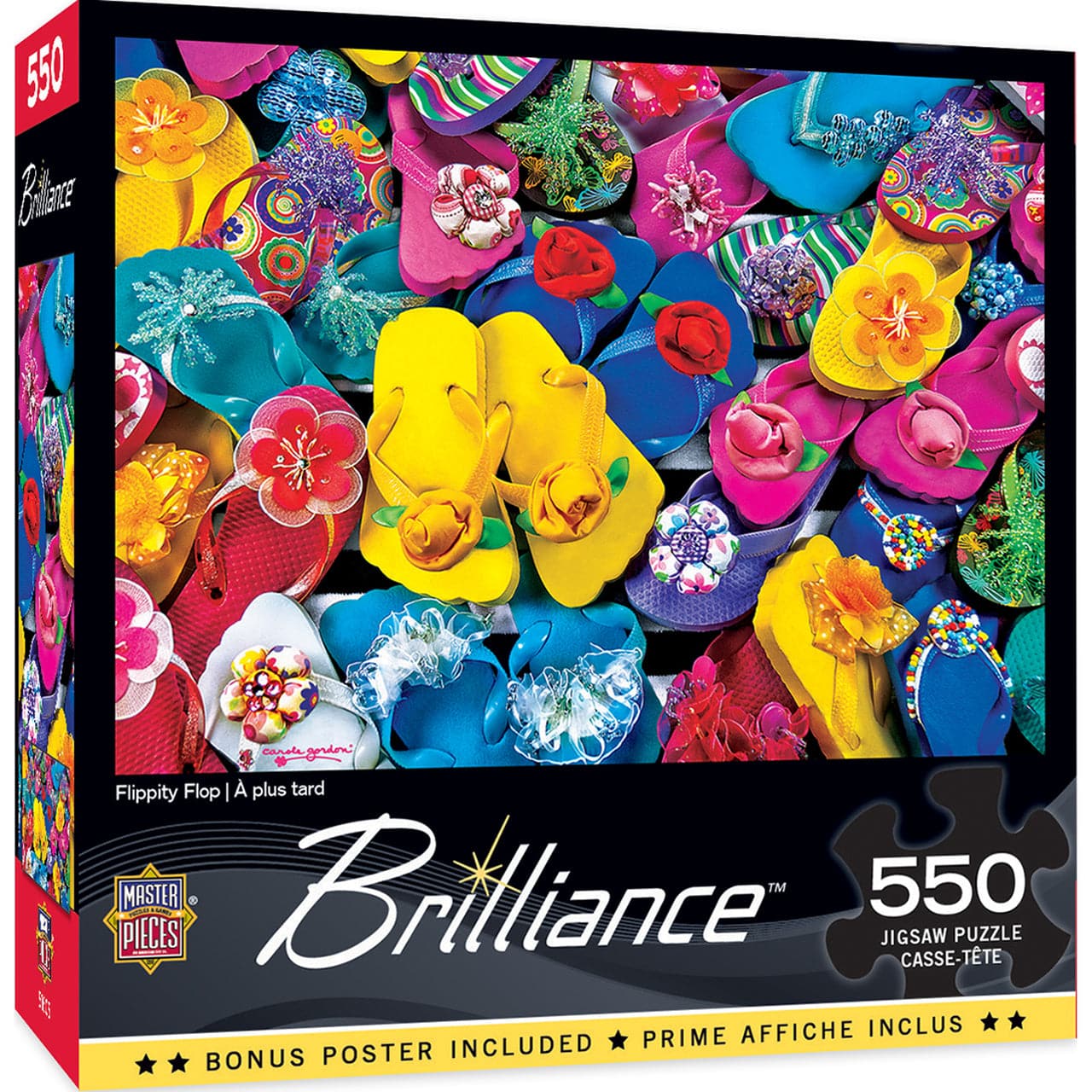 MasterPieces-Brilliance - Flippity Flop - 550 Piece Puzzle-32166-Legacy Toys