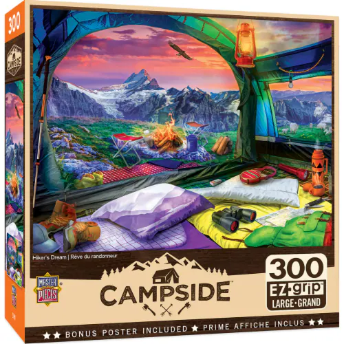 MasterPieces-Campside - Hiker's Dream - 300 Piece EzGrip Puzzle-32105-Legacy Toys