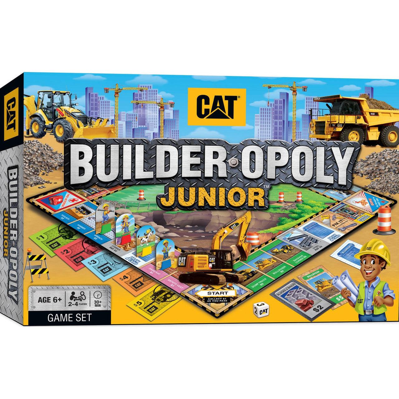 MasterPieces-CAT - Builder Opoly Junior Game-41900-Legacy Toys
