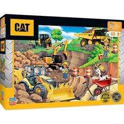 MasterPieces-Caterpillar - Day at the Quarry - 60pc Puzzle-11846-Legacy Toys