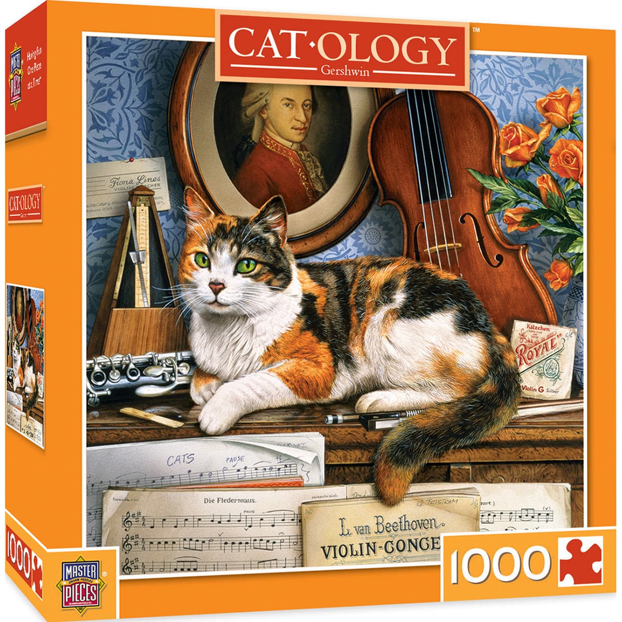MasterPieces-Catology - Gershwin - 1000 Piece Puzzle-71761-Legacy Toys